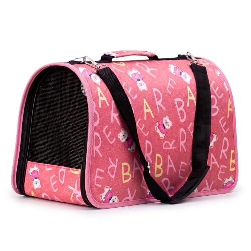 Guía de compra: Transportín flexible y plegable para gatos y conejos en color rosa