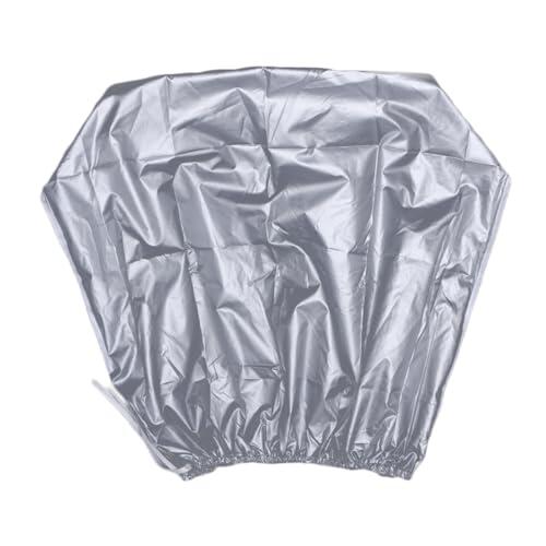 Cubierta para Aire Acondicionado Exterior Poliéster Reflectante, Plata | Protección contra Polvo y Clima, Uso en Exterior y Almacenamiento Temporada, Acabado Ligero