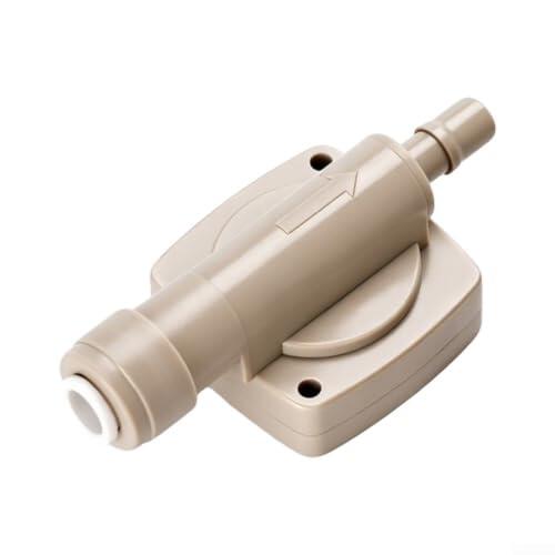Válvula automática de llenado de agua para máquina de café, control de presión de precisión, válvula de drenaje de conexión rápida, silenciosa, 35 dB, marrón, 6,7 cm