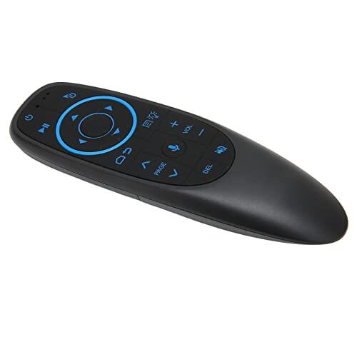 Wakects Control Remoto por Voz 2.4G Bluetooth 10m Alcance Carcasa ABS | Compatibilidad con , Assistant, Modos 2.4G y BT 5.0, Carcasa de ABS, Control Remoto de TV, 2 Pilas AAA