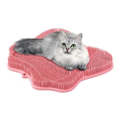 Cepillo de aseo personal para gatos, rascador de masaje para gatitos | Rascador de pared para gatos para masaje de esquina de pelo largo y corto