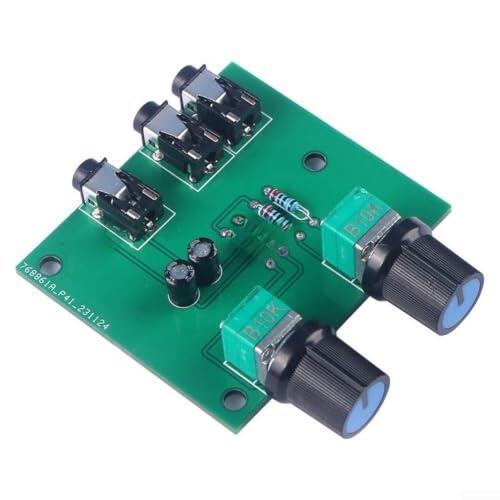 Mezclador pasivo Upluxmira: Control de audio de doble entrada para directos