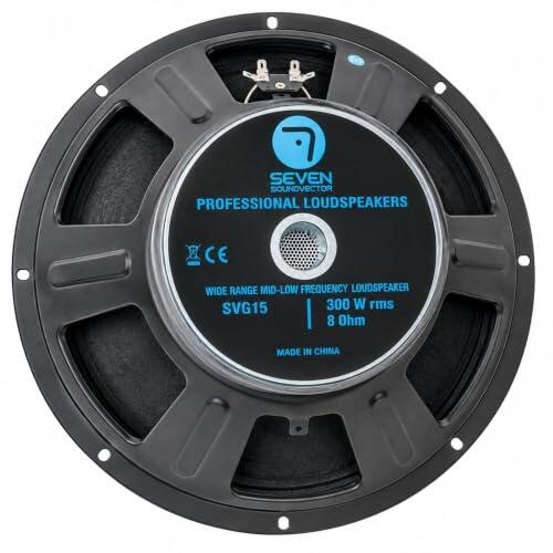 Potencia y Precisión: Análisis del Woofer Profesional Seven Soundvector SVG15/8