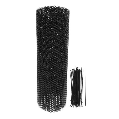 Homoyoyo Red Protectora para Balcón, Malla de Plástico Negra Anti-Climb