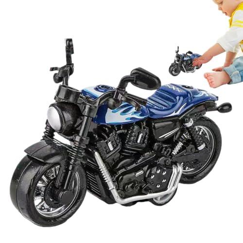 Miniatura de Motocicleta en Aleación: Precisión y Detalle en Escala Reducida