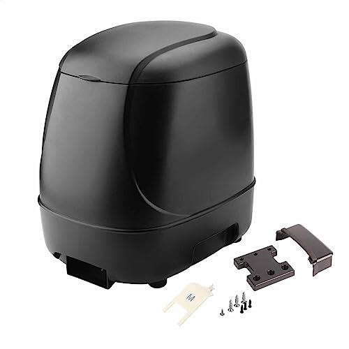 VGEBY Comedero Automático para Peces Exterior con Capacidad de 10L | Mecanismo de alimentación giratorio, Controlado por temporizador, Ideal para estanques y acuarios