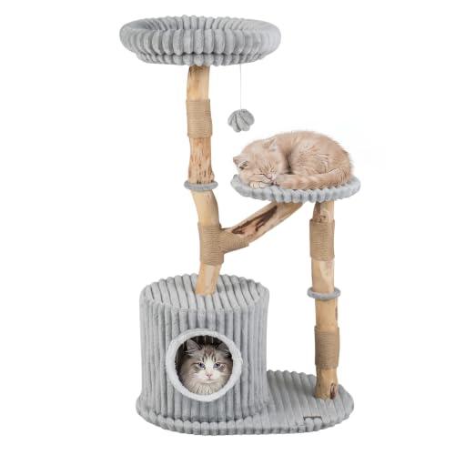 El santuario definitivo para felinos: Análisis completo del árbol rascador COSTWAY de 105 cm