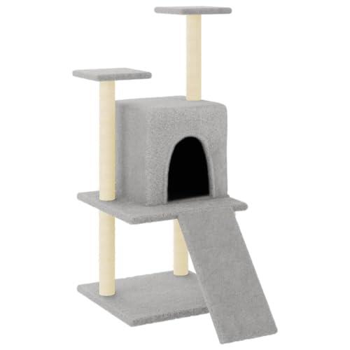 El santuario definitivo para felinos: Árbol rascador de 110 cm