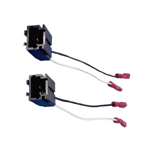 Wodsty 2 adaptadores de cable para altavoces de coche 208 1999-2005, color