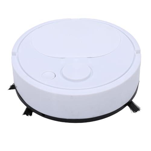 OEBUAFI Aspiradora Robot Mini con Evitación Automática para Pisos (WHITE) | Aspiradora Robot, Aspiradora Robot con Carga USB, Aspiradora Robot Inteligente