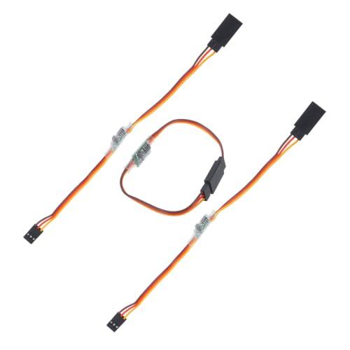 3 Piezas Inversor de Servo Rc 3v-24v en PVC para Helicópteros