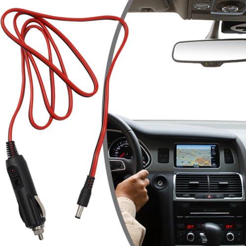 12 V coche a CC 5,5 mm alimentación para cable 1,2 m 12 V coche a CC 5,5 mm