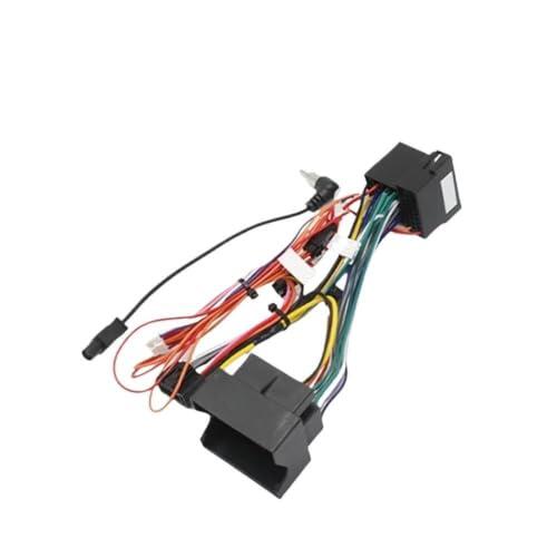 Arnés Cableado Alimentación Android 16 Pines Coche Para B200 Clase C ML | Para Vito Para Viano Clase R Conectores Automotrices Arnés Cables(Only Canbus-B)