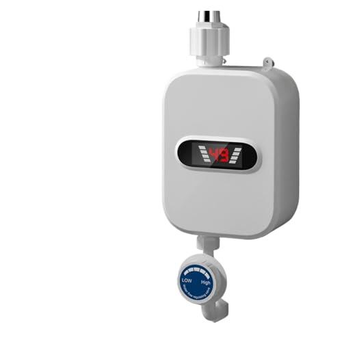 Calentador de agua sin tanque, kit de calefacción de ducha instantánea eléctrica de 3000W, juego de calefacción de agua caliente eléctrica