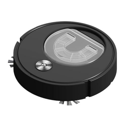 NiuLumea Mini robot 3 en 1 para aspiradora, trapeador de barrido, recargable por USB, delgado, silencioso, para navegación automática, hogar, cuidado de suelos duros, color blanco