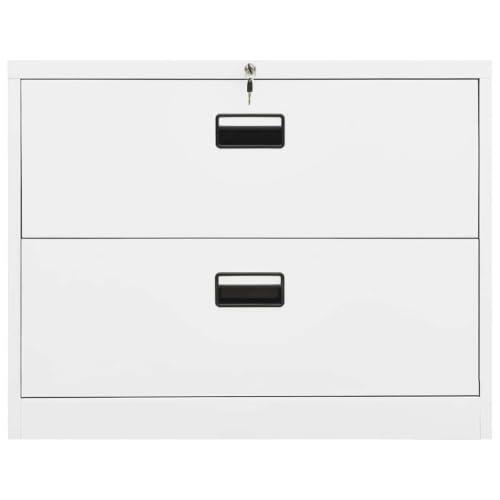 Optimiza tu oficina: Análisis del armario archivador blanco de acero de 90 cm