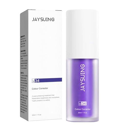 Pasta de Dientes Blanqueadora Morada, Obsessive Corrector de Color Dental para Manchas, Blanqueamiento Profesional y Eliminación de Sarro, Fórmula Suave y Segura para Uso Diari