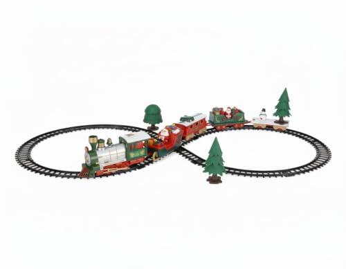 Magia navideña en las alturas: Así funciona el tren para el árbol de Navidad