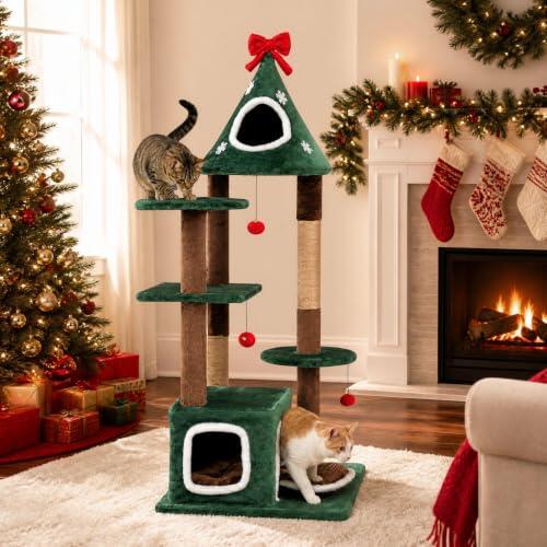 Árbol de Navidad para Gatos COSTWAY de 137 cm: Análisis y Características