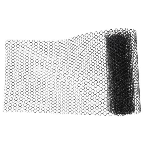Red de Protección para Barandillas de Balcón Negra, Malla Transparente