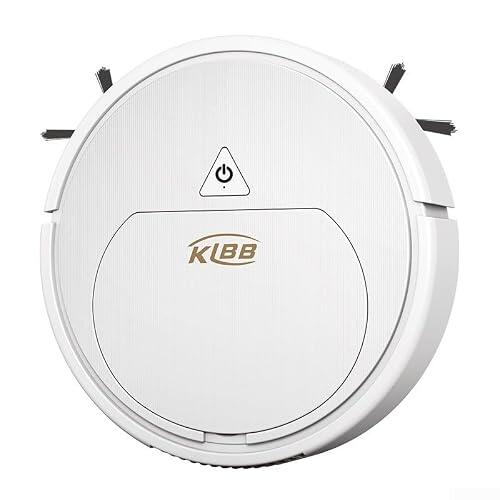 Mini robot aspirador recargable por USB, 1200 Pa, aspiradora robótica compacta de 23,5 cm, para debajo de muebles, multifunción, barrido, fregona, aspiradora, 60 minutos de funcionamiento, bajo ruido