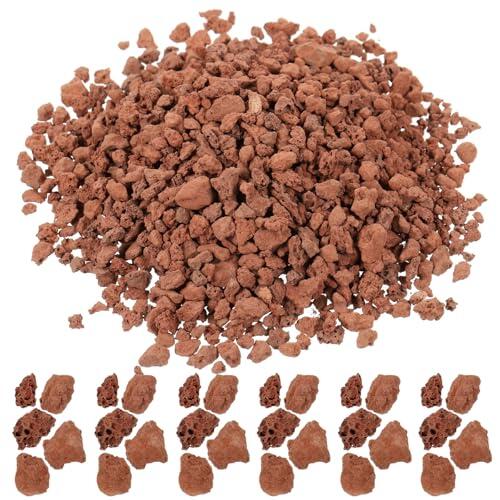 Beavorty 60g por Bolsa Roca Volcánica Roja, para Acuarios y Micro Paisajes | Uso en Dioramas, Textura Delicada y Pulido Suave, Piedras Naturales Seleccionadas, Bonsái y Maquetas