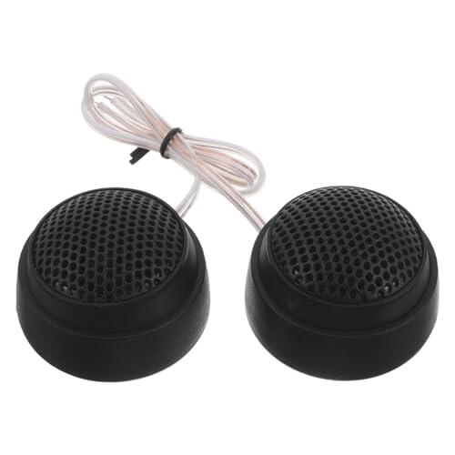 Tweeter de Coche de 300w Diseño Compacto y Rejillas Plásticas Protectoras | Sonido Claro de Alta Frecuencia, Construcción Resistente al Calor, Accesorios de Montaje Incluidos, para Entusiastas
