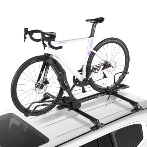 Guía definitiva para elegir el portabicicletas de techo vertical plegable VEVOR