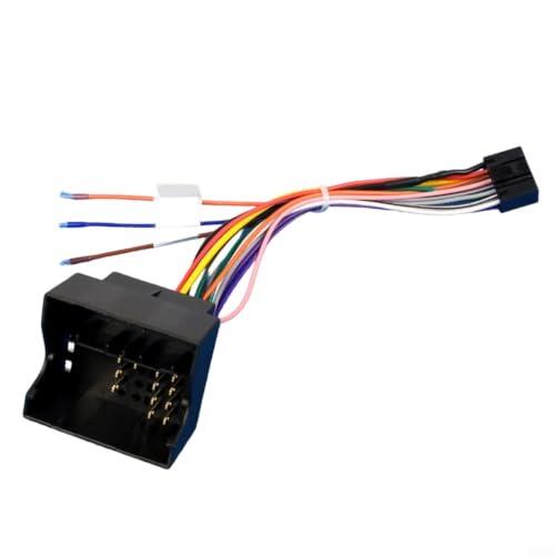 Wodsty Cable de alimentación para radio Android para Ford Focus MK2 | Plástico ABS, 12 V, fácil instalación, duradero, compatible con modelos antiguos y nuevos