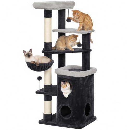 El refugio definitivo para gatos: Análisis del árbol rascador PawHut de 148 cm
