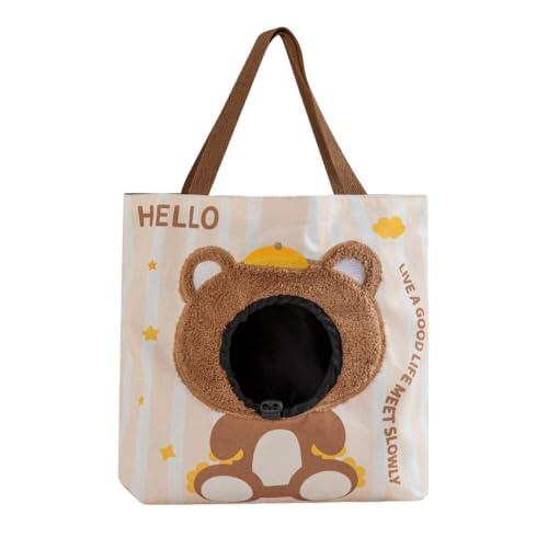 Bolsa de transporte para perros pequeños, transpirable, con agujero para la | Pequeña bolsa de perro transpirable con agujero para la cabeza, bolsa de transporte para mascotas, bolsa de transporte