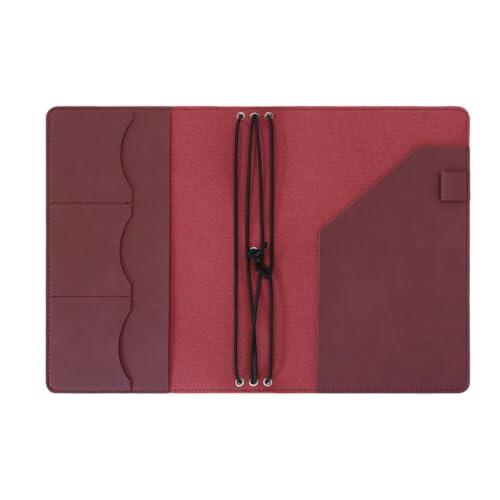 Cubierta Para Cuaderno A5 Vintage, Cubierta De Diario De Viaje | Cubierta De Cuaderno A5, Protectora De Piel Sintética, Para Notas De Trabajo, Clases Y Viajes, Para Adultos
