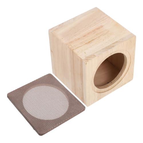 Caja de Altavoz Automotriz de Madera Maciza Beige para 4 Pulgadas