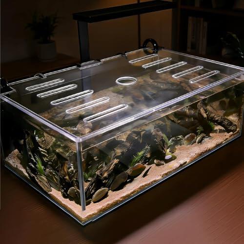 Cubierta De Acrílico Transparente Pecera,Tapa De Acuario A Prueba De Gatos