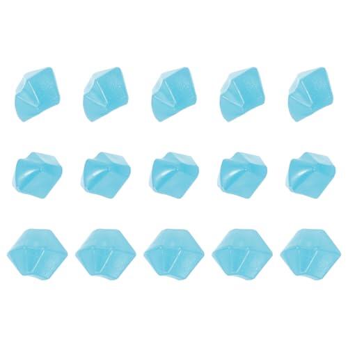 DOITOOL 400 Piezas Decoración de Grava Brillante Azul en Resina