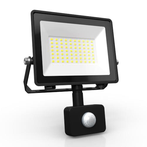 Iluminación exterior inteligente: Eficiencia y seguridad con el proyector Ledvion ECO de 50W