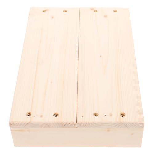 SWETRACE Madera Taburete Reposapiés 30x20x6 CM, Banco Pequeño