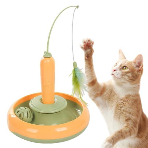 Pelusa interactiva para gatos, juguete automático para gatos Multifuncional