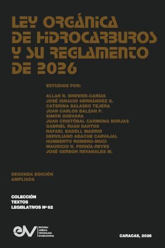 Ley Organica de Hidrocarburos Y Su Reglamento de 2026