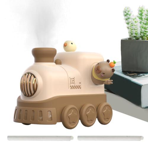 Viaje hacia el bienestar: Análisis del humidificador con diseño de tren y capibala