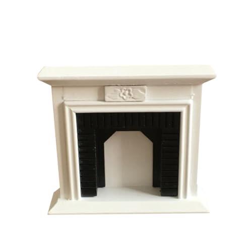 Magia en miniatura: La chimenea de madera escala 1:12 para casas de muñecas