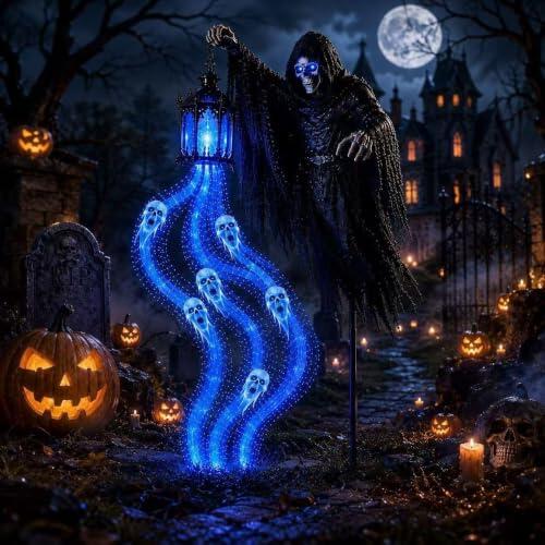 Ilumina tu jardín este Halloween con el Cosechador de Almas Solar