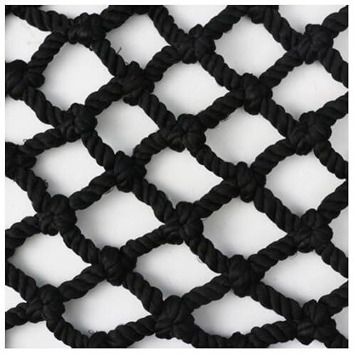 Red de cuerda de seguridad para parque infantil y escalada en roca, red de malla duradera (2 x 4 m) para uso en interiores y exteriores, barrera protectora para niños y mascotas, altura ajustable