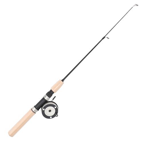 Combo de Carrete de caña de Pescar en Hielo, Kit de caña Pescar giratoria
