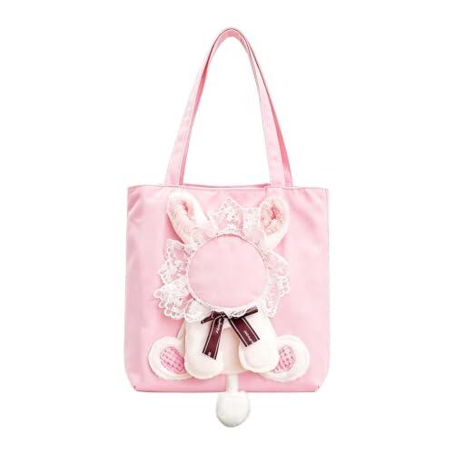Bolso Porta Perros Pequeño Bolso de Hombro con Abertura para Cabeza de