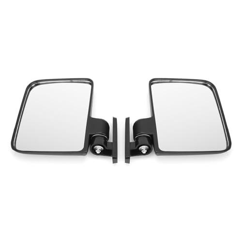 Mejora la seguridad y visibilidad al conducir tu carrito con los espejos retrovisores Topiky. Gran angular y diseño plegable.